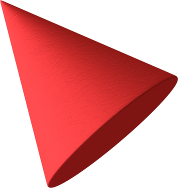 Russian 3D Avant Garde Shapes Cone